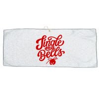 Jingle My Bells Funny Christmas Holiday Large Microfiber Waffle Golf Towel