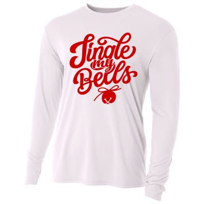 Jingle My Bells Funny Christmas Holiday Cooling Performance Long Sleeve Crew