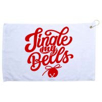 Jingle My Bells Funny Christmas Holiday Grommeted Golf Towel