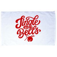 Jingle My Bells Funny Christmas Holiday Microfiber Hand Towel