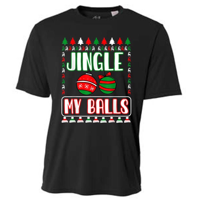 Jingle My Balls - Funny Christmas Holidays Xmas Cooling Performance Crew T-Shirt