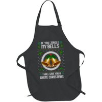Jingle My Bells I Will Give You A White Christmas Xmas Apron