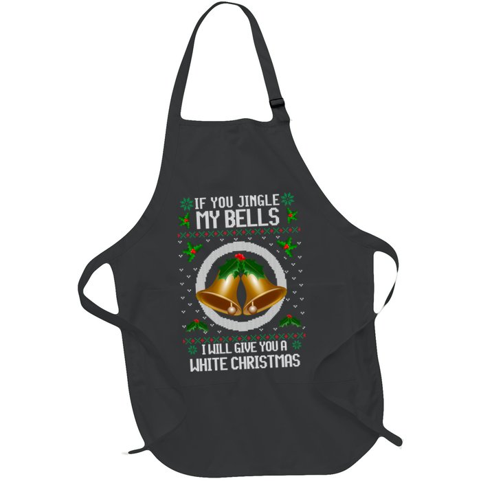 Jingle My Bells I Will Give You A White Christmas Xmas Apron