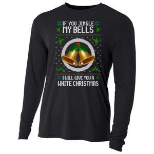 Jingle My Bells I Will Give You A White Christmas Xmas Cooling Performance Long Sleeve Crew