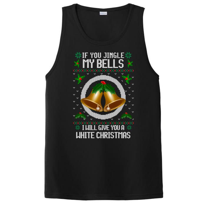 Jingle My Bells I Will Give You A White Christmas Xmas PosiCharge Competitor Tank