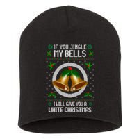 Jingle My Bells I Will Give You A White Christmas Xmas Short Acrylic Beanie