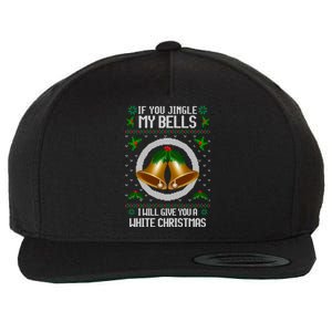 Jingle My Bells I Will Give You A White Christmas Xmas Wool Snapback Cap