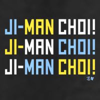 Ji Man Choi Jiman Choi Chant Tampa Bay Baseball 7 Panel Mesh Trucker Snapback Hat