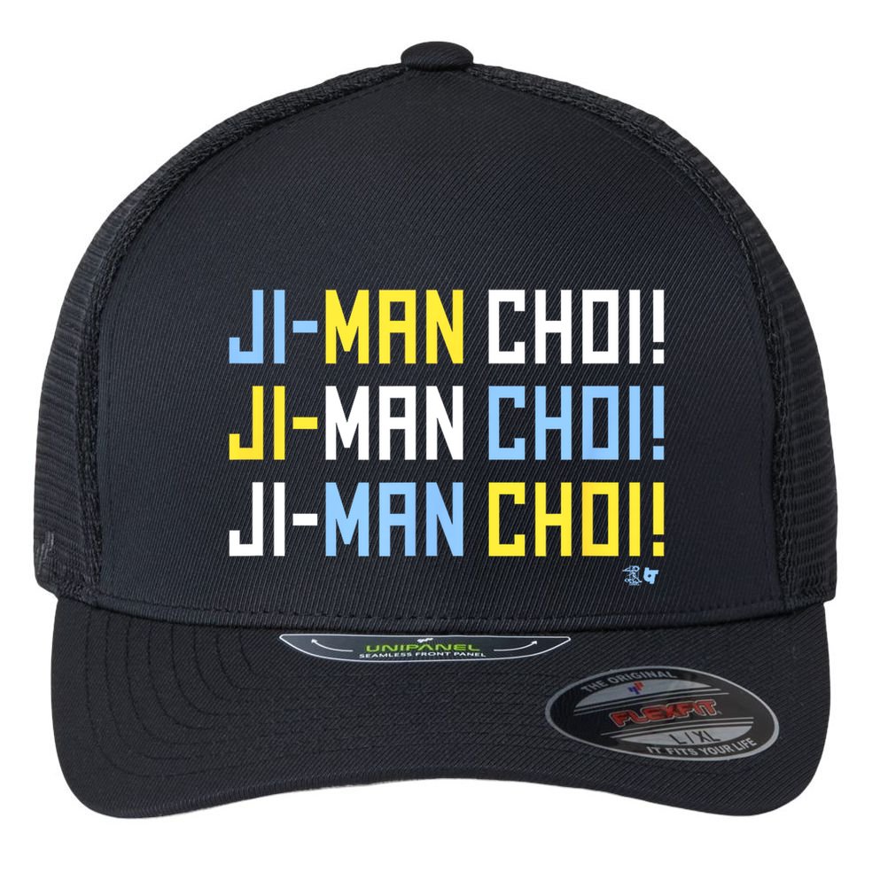 Ji Man Choi Jiman Choi Chant Tampa Bay Baseball Flexfit Unipanel Trucker Cap