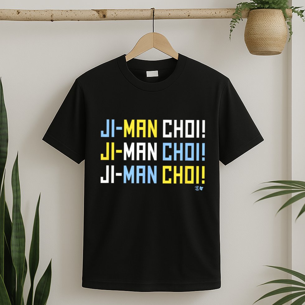 Ji Man Choi Jiman Choi Chant Tampa Bay Baseball T-Shirt