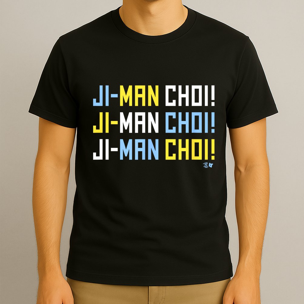 Ji Man Choi Jiman Choi Chant Tampa Bay Baseball T-Shirt