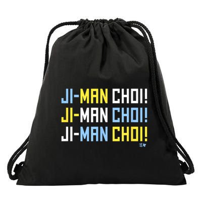 Ji Man Choi Jiman Choi Chant Tampa Bay Baseball Drawstring Bag