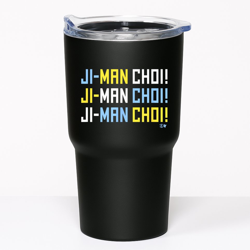 Ji Man Choi Jiman Choi Chant Tampa Bay Baseball Tumbler