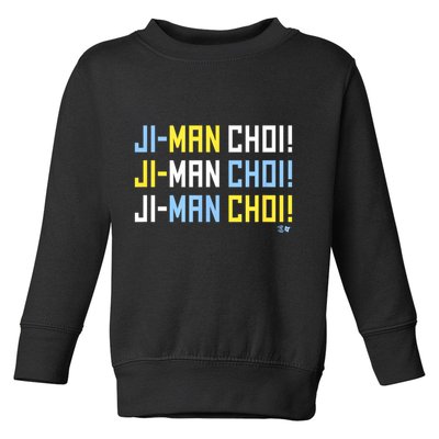 Ji Man Choi Jiman Choi Chant Tampa Bay Baseball Toddler Sweatshirt