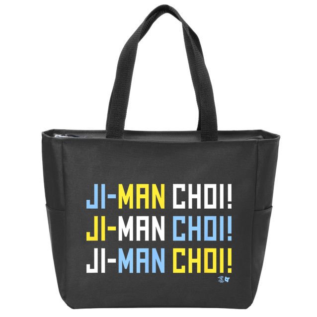 Ji Man Choi Jiman Choi Chant Tampa Bay Baseball Zip Tote Bag