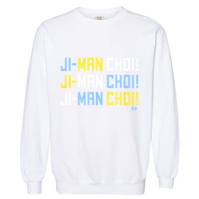 Ji Man Choi Jiman Choi Chant Tampa Bay Baseball Garment-Dyed Sweatshirt