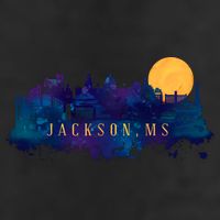 Jackson Mississippi City 7 Panel Mesh Trucker Snapback Hat