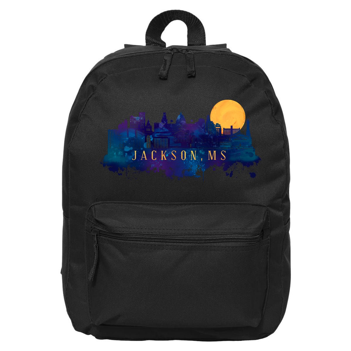 Jackson Mississippi City 16 in Basic Backpack