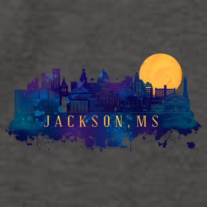 Jackson Mississippi City Vector Backpack