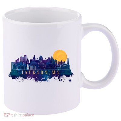 Jackson Mississippi City 11oz C Handle Ceramic Mug