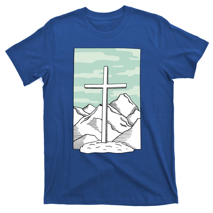 Jesus Mountain Cross T-Shirt