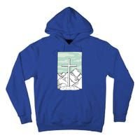 Jesus Mountain Cross Tall Hoodie