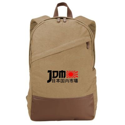 Jdm Motorsport Car Tuning Automotive Cotton Canvas Backpack
