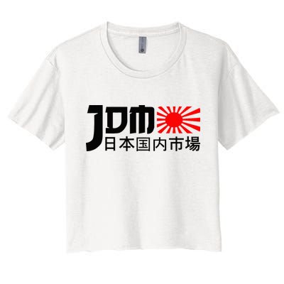 Jdm Motorsport Car Tuning Automotive Women's Crop Top Tee