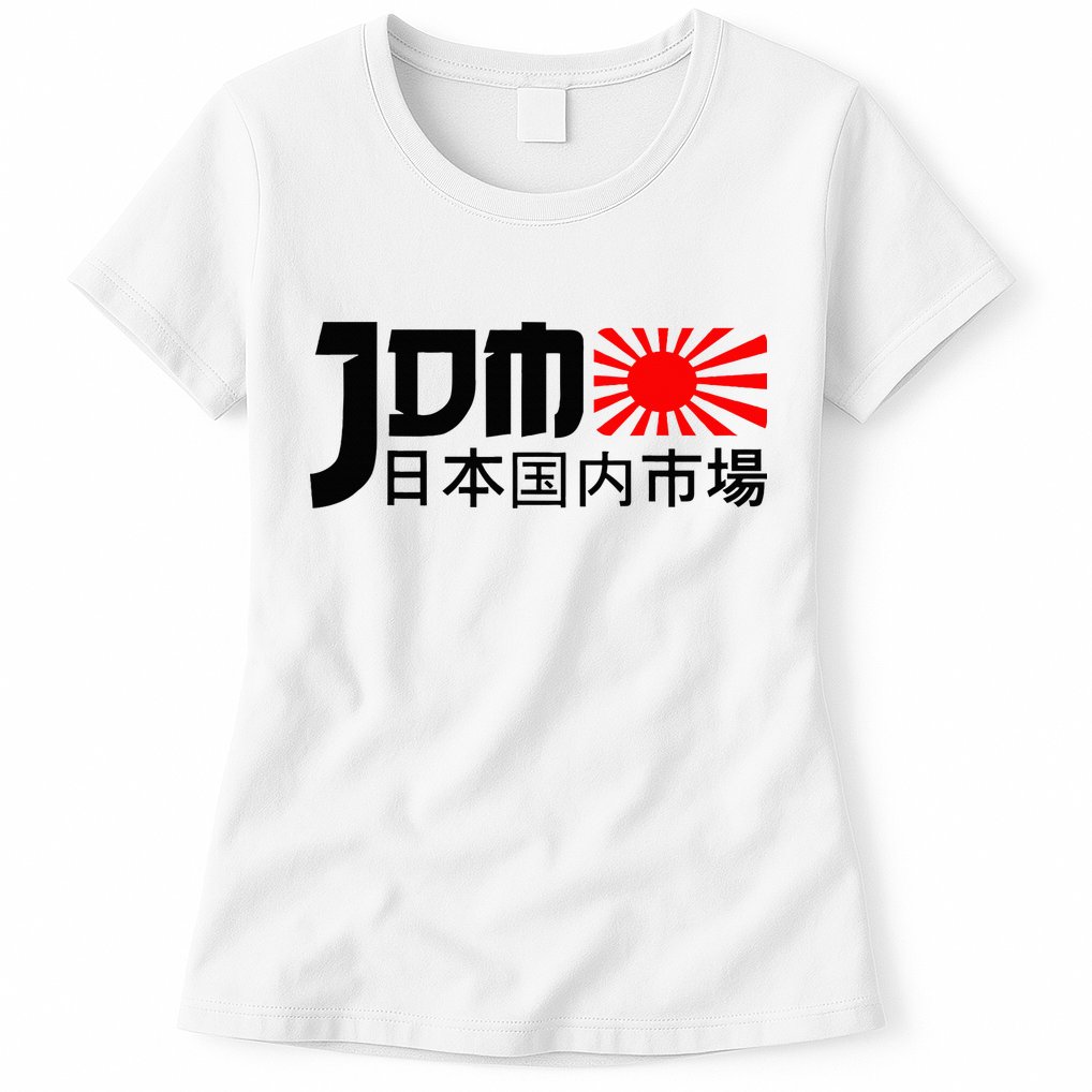 Jdm Motorsport Car Tuning Automotive Womens T-Shirt