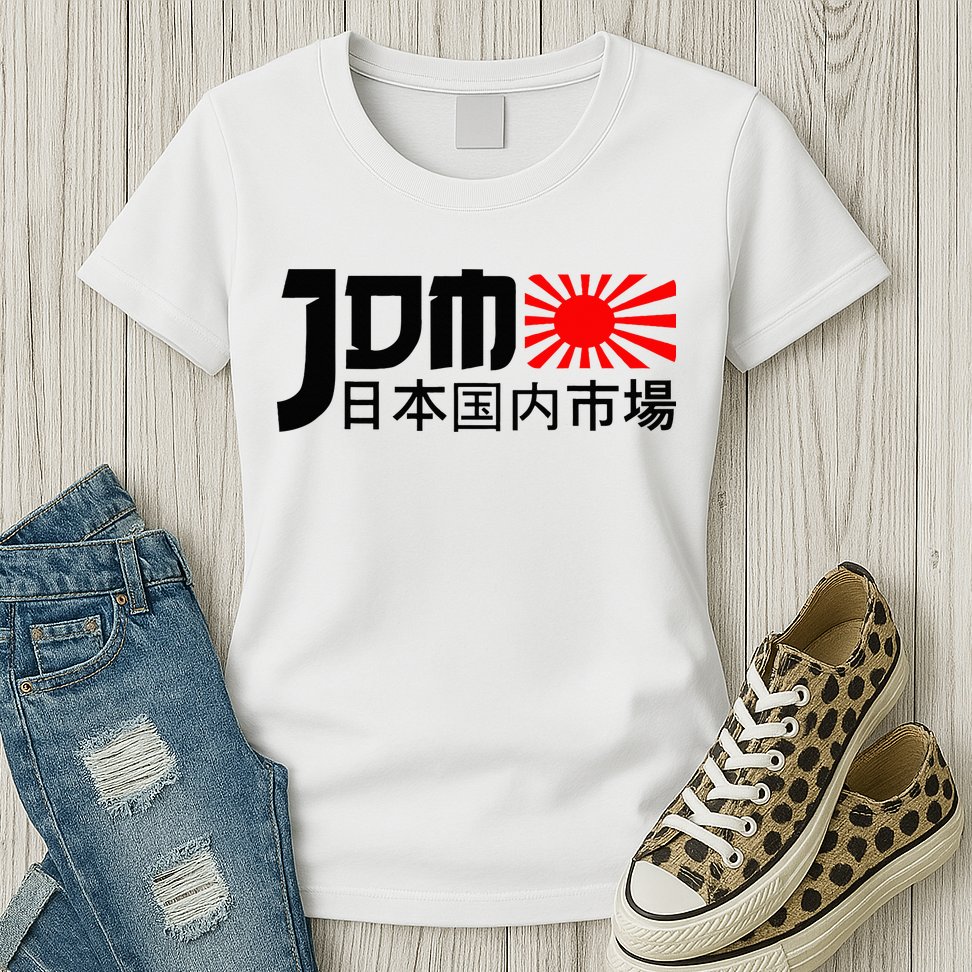 Jdm Motorsport Car Tuning Automotive Womens T-Shirt