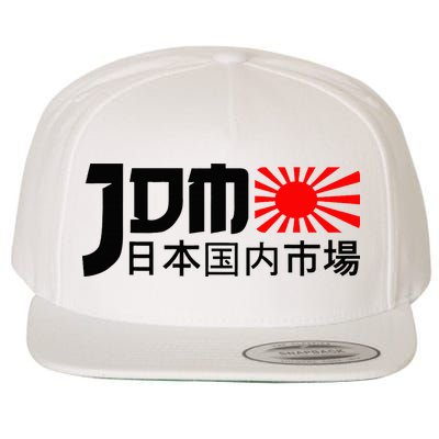 Jdm Motorsport Car Tuning Automotive Wool Snapback Cap