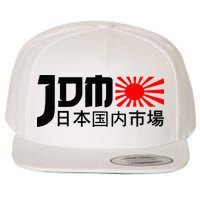 Jdm Motorsport Car Tuning Automotive Wool Snapback Cap