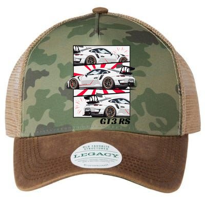 Jdm Motorsports Car Drift Gt3 Rs Car Comic Style Japan Legacy Tie Dye Trucker Hat