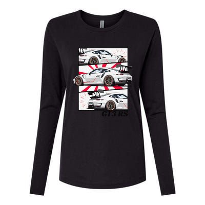 Jdm Motorsports Car Drift Gt3 Rs Car Comic Style Japan Womens Cotton Relaxed Long Sleeve T-Shirt