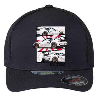 Jdm Motorsports Car Drift Gt3 Rs Car Comic Style Japan Flexfit Unipanel Trucker Cap