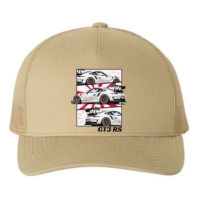 Jdm Motorsports Car Drift Gt3 Rs Car Comic Style Japan Yupoong Adult 5-Panel Trucker Hat