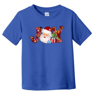 Joy Merry Christmas Santa Claus Xmas Lights Buffalo Plaid Gift Toddler T-Shirt