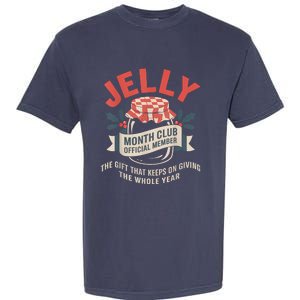 Jelly Month Club Member Funny Foodie Gift Idea Garment-Dyed Heavyweight T-Shirt