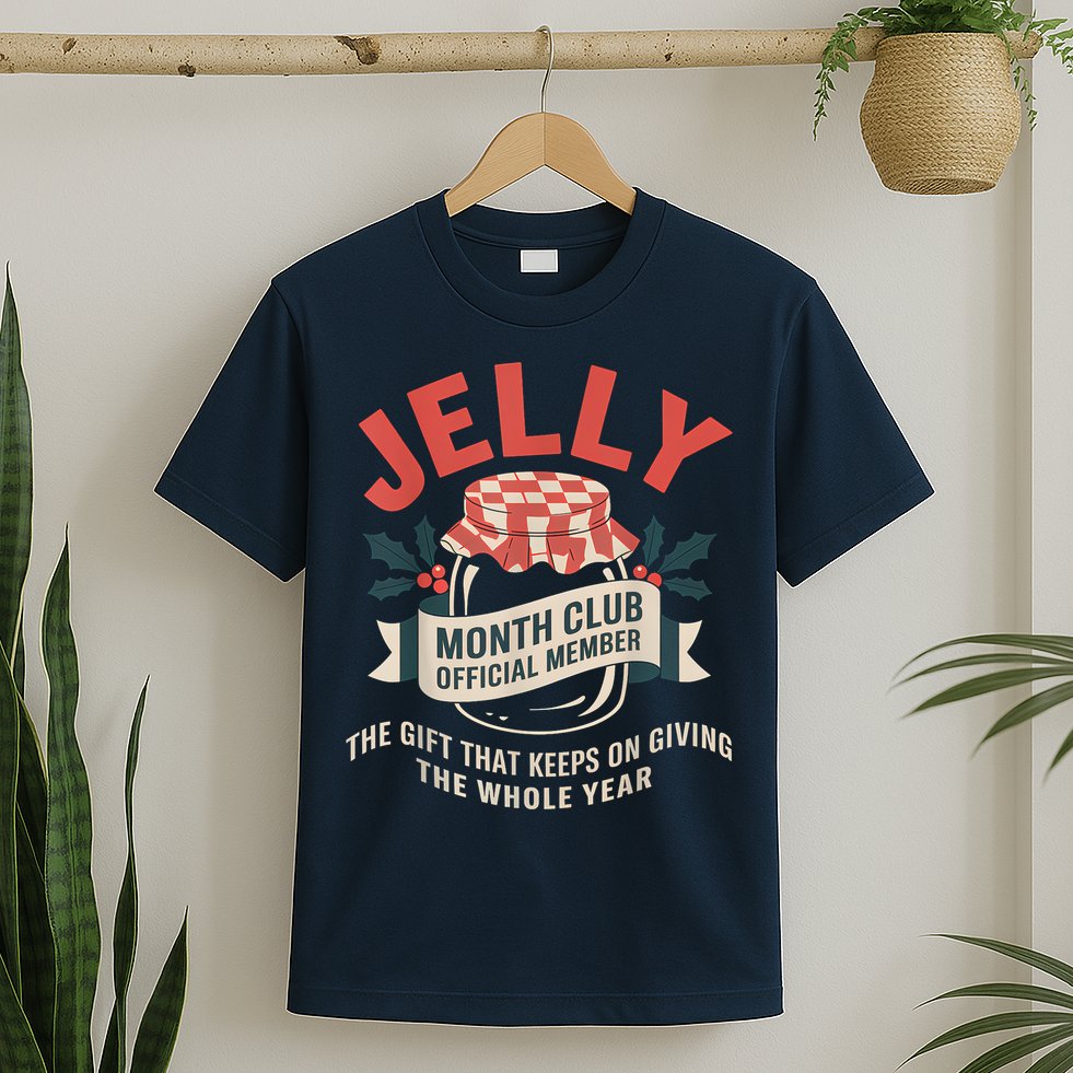 Jelly Month Club Member Funny Foodie Gift Idea T-Shirt