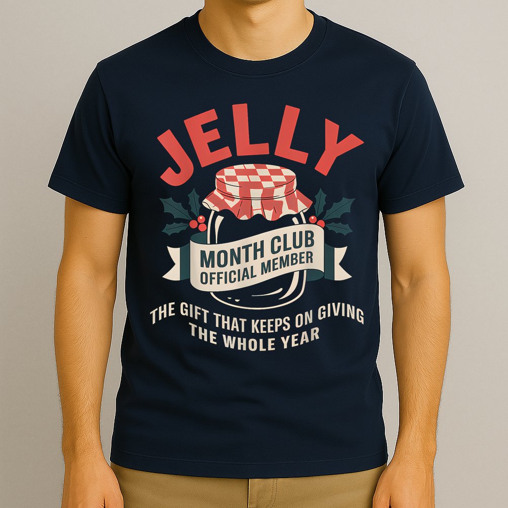 Jelly Month Club Member Funny Foodie Gift Idea T-Shirt