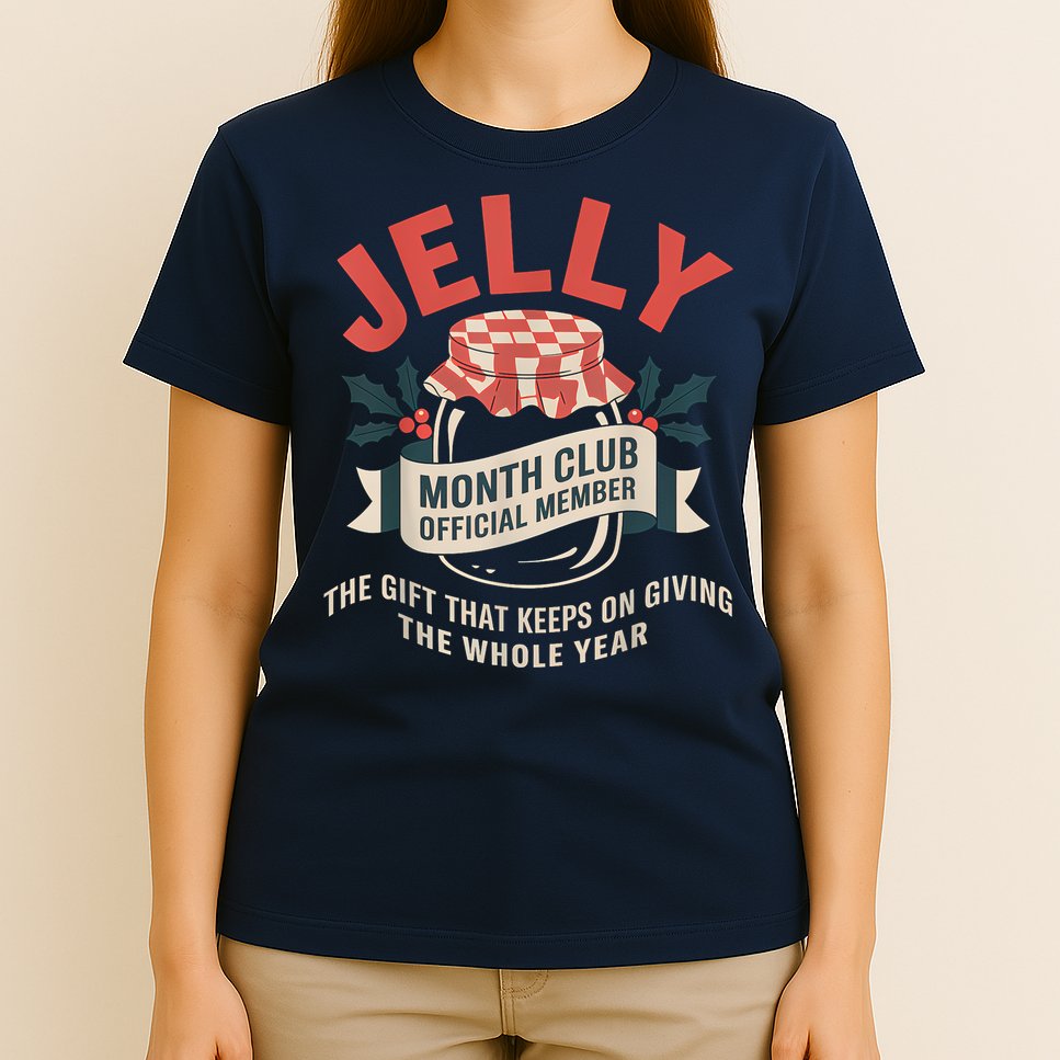 Jelly Month Club Member Funny Foodie Gift Idea T-Shirt