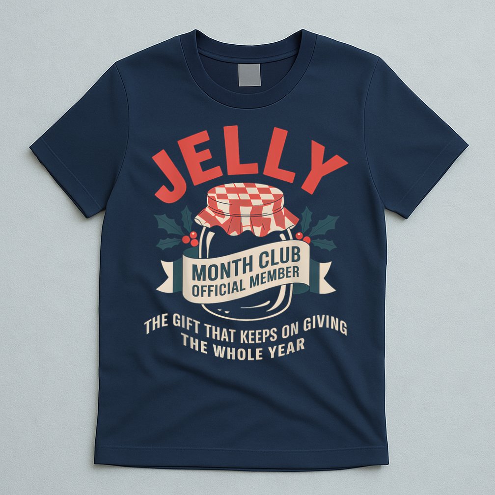 Jelly Month Club Member Funny Foodie Gift Idea T-Shirt