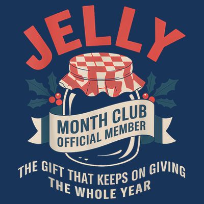 Jelly Month Club Member Funny Foodie Gift Idea T-Shirt