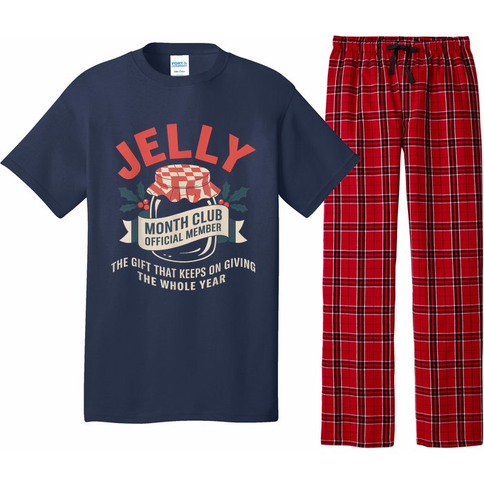 Jelly Month Club Member Funny Foodie Gift Idea Pajama Set