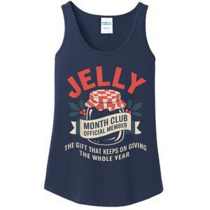 Jelly Month Club Member Funny Foodie Gift Idea Ladies Essential Tank