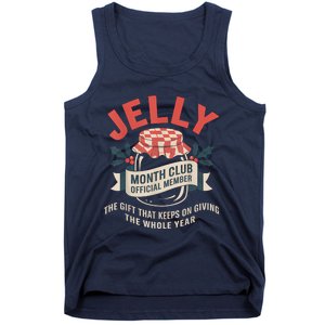 Jelly Month Club Member Funny Foodie Gift Idea Tank Top