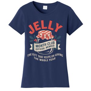 Jelly Month Club Member Funny Foodie Gift Idea Women's T-Shirt