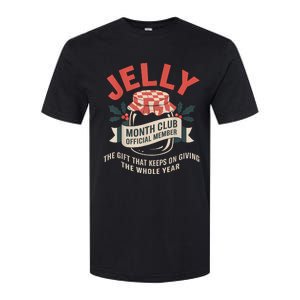 Jelly Month Club Member Funny Foodie Gift Idea Softstyle CVC T-Shirt