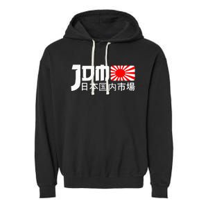 JDM Motorsport Car Tuning Automotive Garment-Dyed Fleece Hoodie