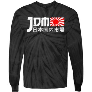 JDM Motorsport Car Tuning Automotive Tie-Dye Long Sleeve Shirt